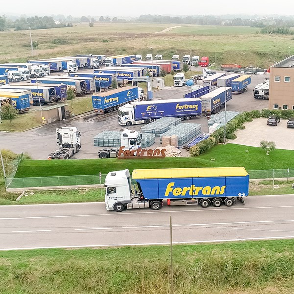 Vista dall'alto azienda Fertrans